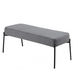 Mørteens Polsterhocker Westby - Webstoff - Grau