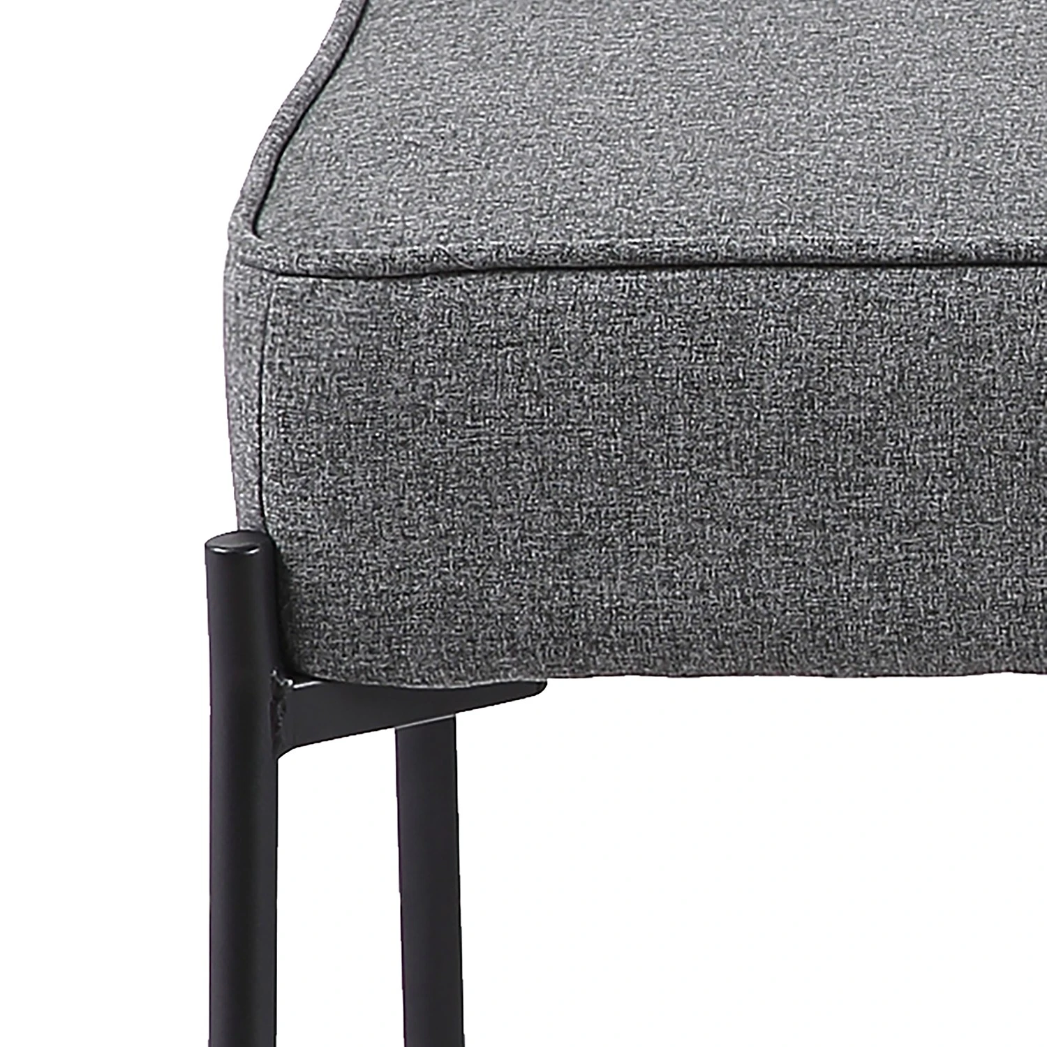 Mørteens Polsterhocker Westby - Webstoff - Grau 4 Mørteens Polsterhocker Westby - Webstoff - Grau – Bild 4