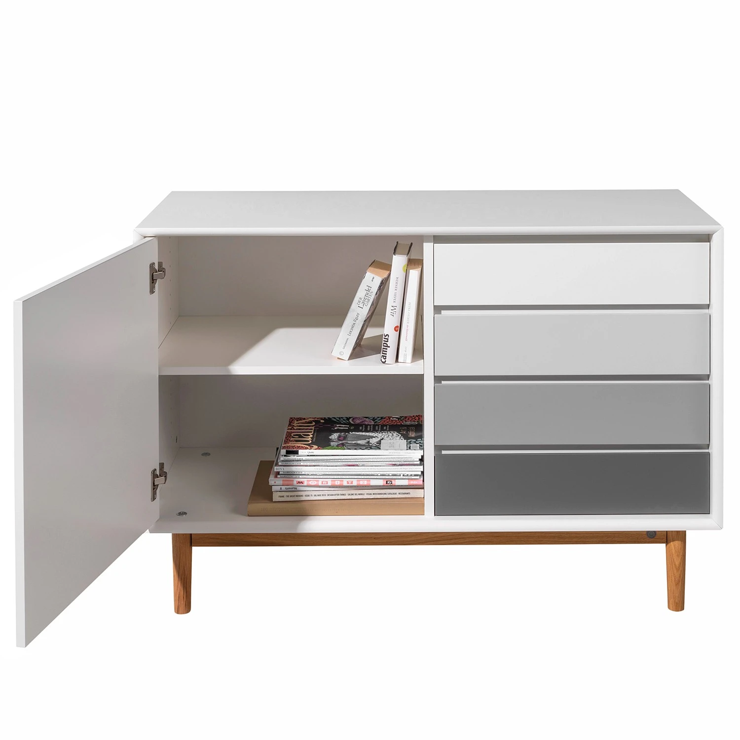 Tom Tailor Kommode Color Box - Weiß / Hellgrau 2 Tom Tailor Kommode Color Box - Weiß / Hellgrau – Bild 2