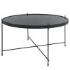 Loftscape Couchtisch Verrado - Glas / Metall - Schwarz