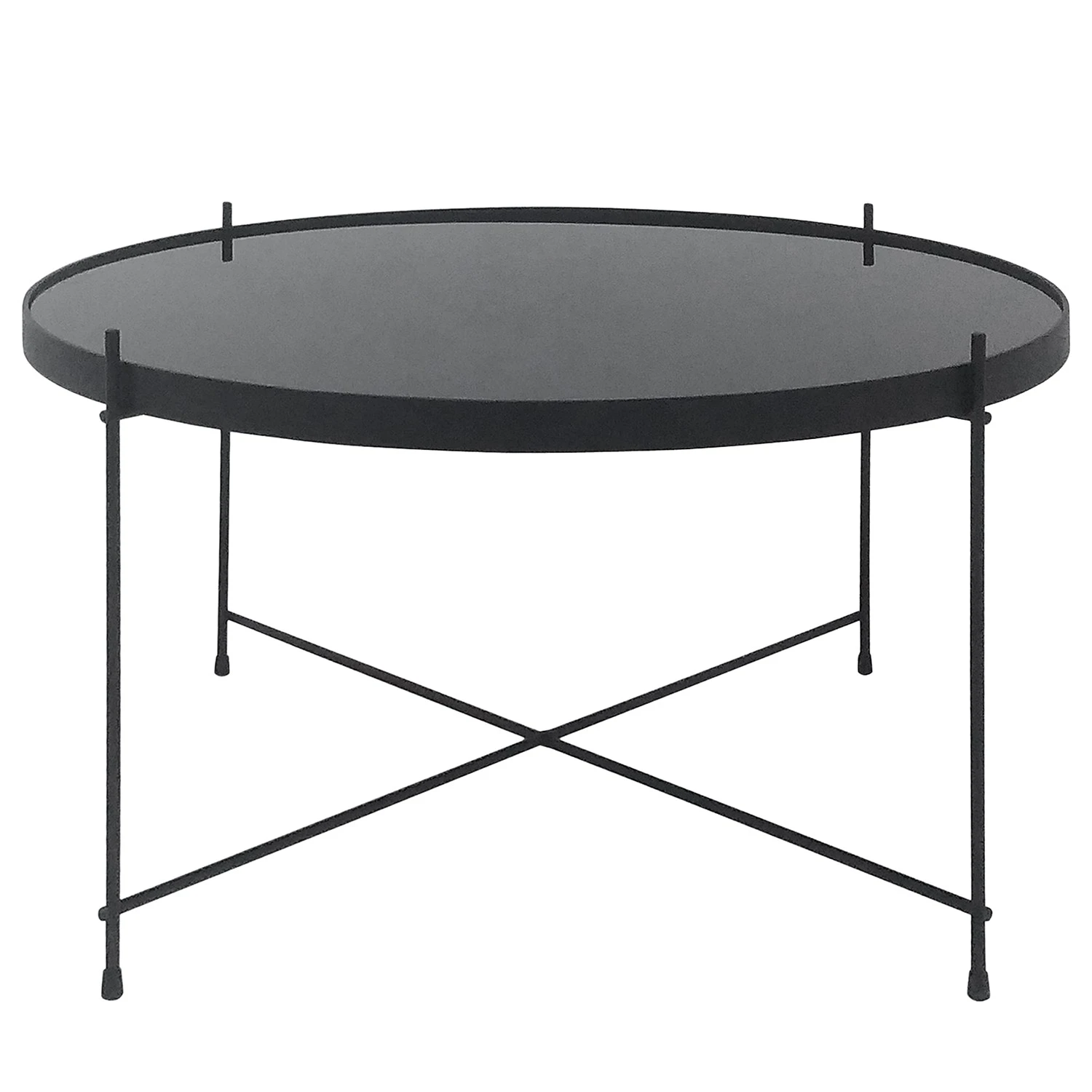 Loftscape Couchtisch Verrado - Glas / Metall - Schwarz 5 Loftscape Couchtisch Verrado - Glas / Metall - Schwarz – Bild 5
