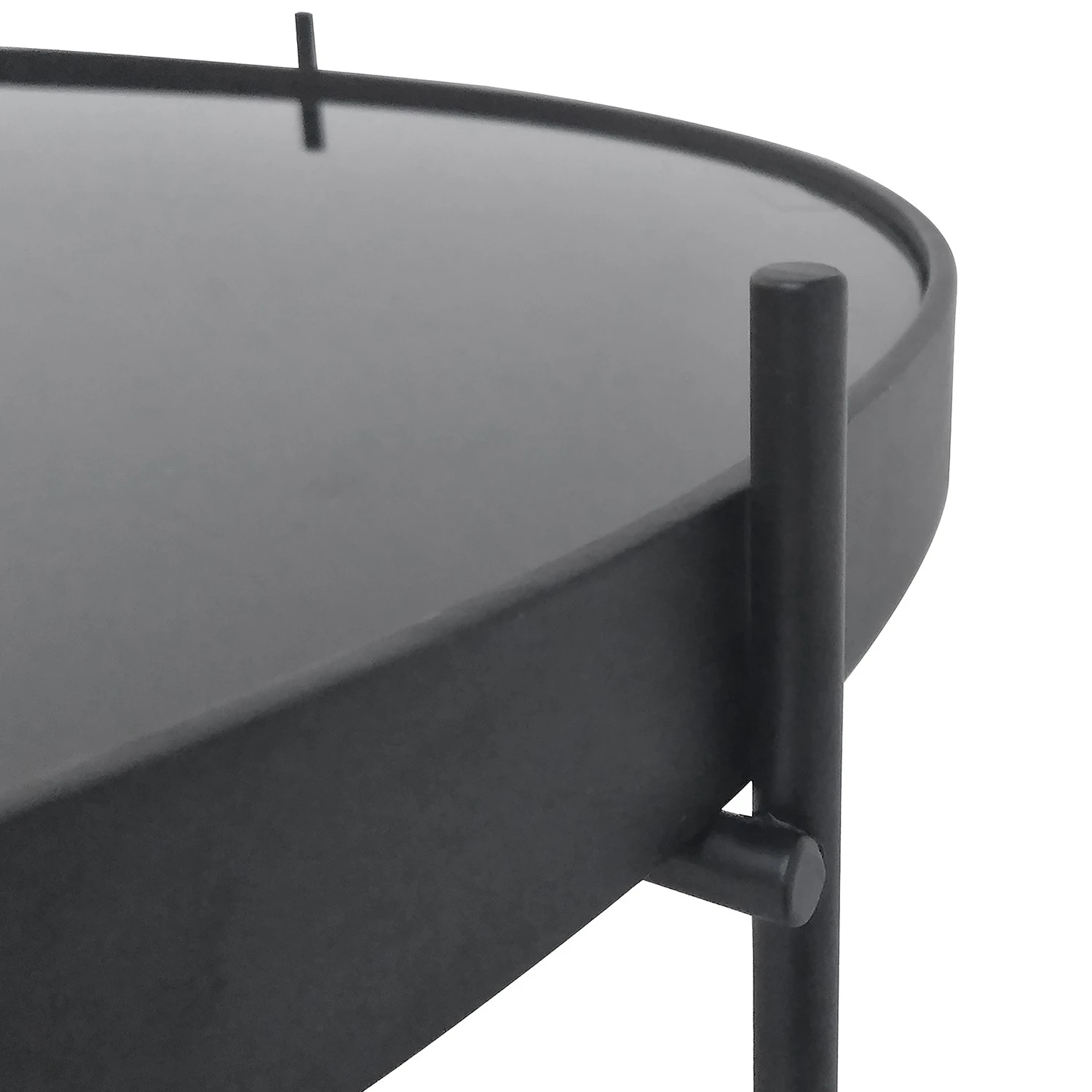 Loftscape Couchtisch Verrado - Glas / Metall - Schwarz 6 Loftscape Couchtisch Verrado - Glas / Metall - Schwarz – Bild 6