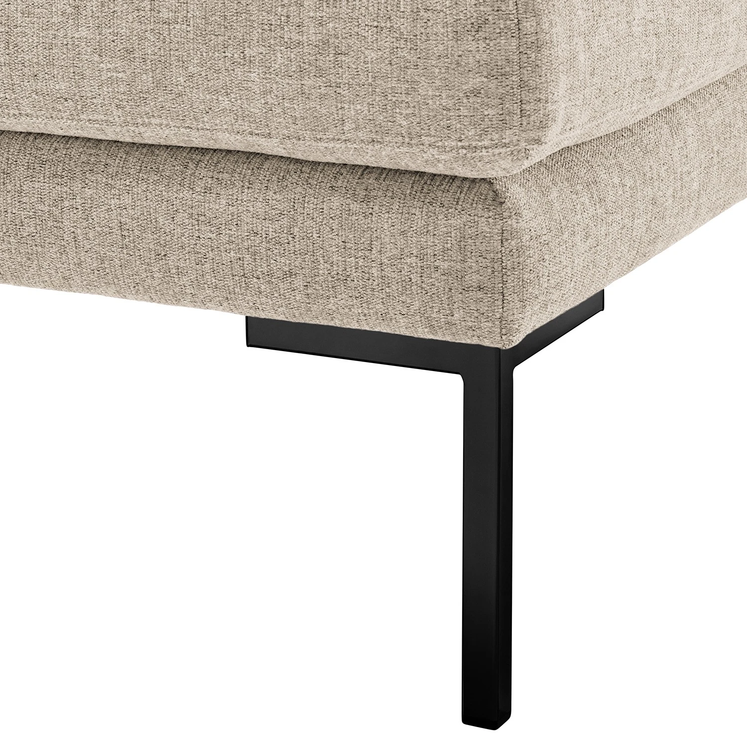 Fredriks Hocker Bellaire - Mischgewebe - Hellbeige - Schwarz 9 Fredriks Hocker Bellaire - Mischgewebe - Hellbeige - Schwarz – Bild 9