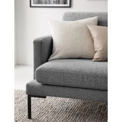 Fredriks Sofa Bellaire(2-Sitzer) - Mischgewebe - Grau - Schwarz -Wohnzimmermöbel boutique en ligne 1000209729 201110 13550100401 DETAILS P000000001000209729