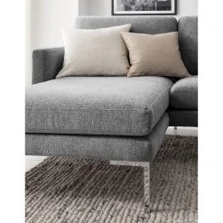 Fredriks Ecksofa Bellaire - Mischgewebe - Grau - Longchair davorstehend links - Silber 18 Fredriks Ecksofa Bellaire - Mischgewebe - Grau - Longchair davorstehend links - Silber -Wohnzimmermöbel boutique en ligne 1000209734 201110 13550700463 DETAILS P000000001000209734