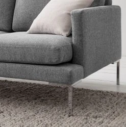Fredriks Ecksofa Bellaire - Mischgewebe - Grau - Longchair davorstehend links - Silber 20 Fredriks Ecksofa Bellaire - Mischgewebe - Grau - Longchair davorstehend links - Silber -Wohnzimmermöbel boutique en ligne 1000209734 201110 13550700465 DETAILS P000000001000209734