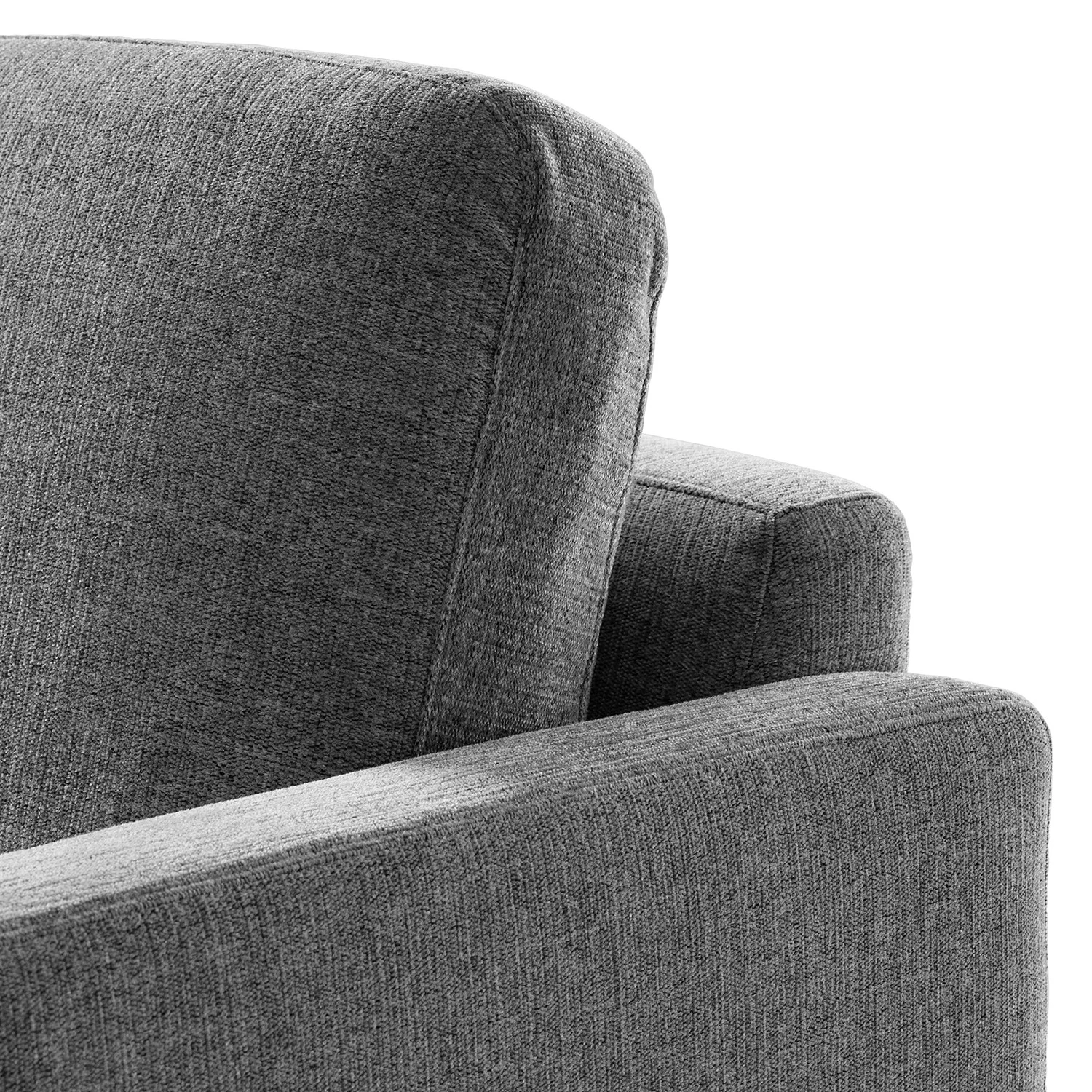 Fredriks Ecksofa Bellaire - Mischgewebe - Grau - Longchair davorstehend links - Silber 11 Fredriks Ecksofa Bellaire - Mischgewebe - Grau - Longchair davorstehend links - Silber – Bild 11