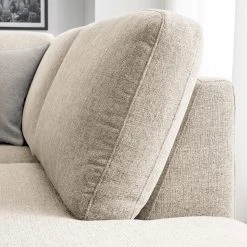 Fredriks Ecksofa Bellaire - Mischgewebe - Hellbeige - Ottomane davorstehend rechts - Schwarz 19 Fredriks Ecksofa Bellaire - Mischgewebe - Hellbeige - Ottomane davorstehend rechts - Schwarz -Wohnzimmermöbel boutique en ligne 1000209762 201110 13553400788 DETAILS P000000001000209762