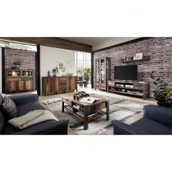 Red Living Highboard Blackpool I - Inkl. Beleuchtung - Altholz Dekor / Grau -Wohnzimmermöbel boutique en ligne 1000209806 210331 08331200004 MOOD DETAILS P000000001000209806 mood