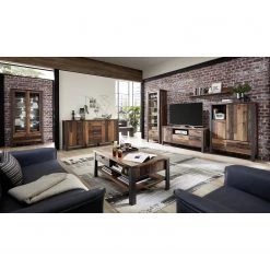 Red Living Kommode Blackpool - Altholz Dekor / Grau -Wohnzimmermöbel boutique en ligne 1000209808 210331 08331900007 MOOD DETAILS P000000001000209808 mood