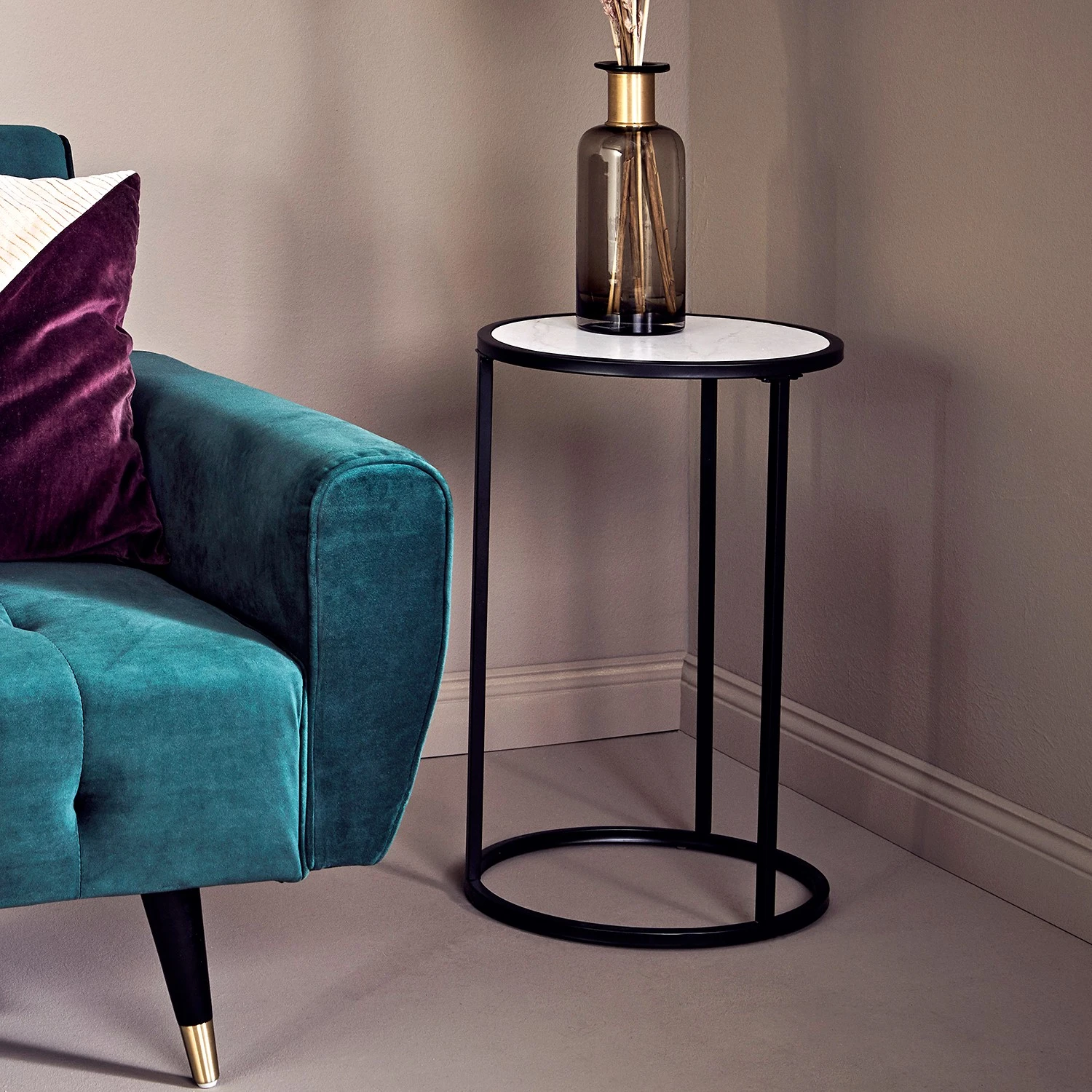 Jahnke Beistelltisch Sol I - Schwarz 2 Jahnke Beistelltisch Sol I - Schwarz – Bild 2