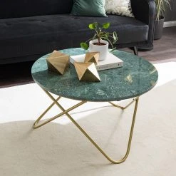 Studio Copenhagen Couchtisch Menou II - Marmor / Metall - Grün / Gold -Wohnzimmermöbel boutique en ligne 1000210777 200430 13185800012 MOOD DETAILS P000000001000210777 mood