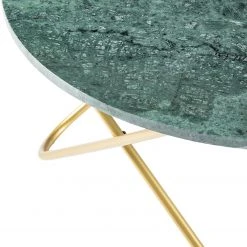 Studio Copenhagen Couchtisch Menou II - Marmor / Metall - Grün / Gold -Wohnzimmermöbel boutique en ligne 1000210777 200430 13190400020 DETAILS P000000001000210777
