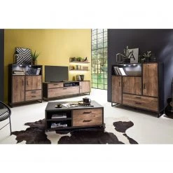 Red Living Wohnwand Hixson II (4-teilig) - Eiche Barrique Dekor / Schwarz 16 Red Living Wohnwand Hixson II (4-teilig) - Eiche Barrique Dekor / Schwarz -Wohnzimmermöbel boutique en ligne 1000210794 200430 14330200028 MOOD DETAILS P000000001000210794 mood