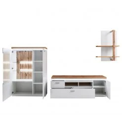 Loftscape Wohnwand Mundai II (3-teilig) - Inkl. Beleuchtung - Weiß / Eiche Wotan Dekor 17 Loftscape Wohnwand Mundai II (3-teilig) - Inkl. Beleuchtung - Weiß / Eiche Wotan Dekor -Wohnzimmermöbel boutique en ligne 1000210798 200430 14332500054 DETAILS P000000001000210798