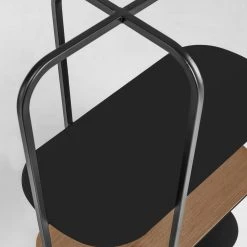 Red Living Regal Laukaa - Stahl / Echtholzfurnier - Schwarz / Walnuss 11 Red Living Regal Laukaa - Stahl / Echtholzfurnier - Schwarz / Walnuss -Wohnzimmermöbel boutique en ligne 1000210882 200625 07314700004 DETAILS P000000001000210882