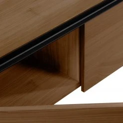 Red Living TV-Lowboard Juuka - Echtholzfurnier - Walnuss / Schwarz -Wohnzimmermöbel boutique en ligne 1000210883 200429 17361900057 DETAILS P000000001000210883