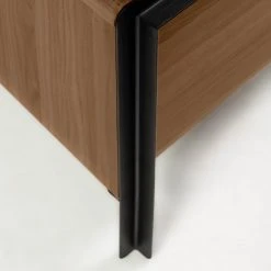 Red Living TV-Lowboard Juuka - Echtholzfurnier - Walnuss / Schwarz -Wohnzimmermöbel boutique en ligne 1000210883 200429 17362000058 DETAILS P000000001000210883