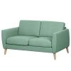 Mørteens Sofa Kustavi (2 -Sitzer) - Strukturstoff - Mintgrün