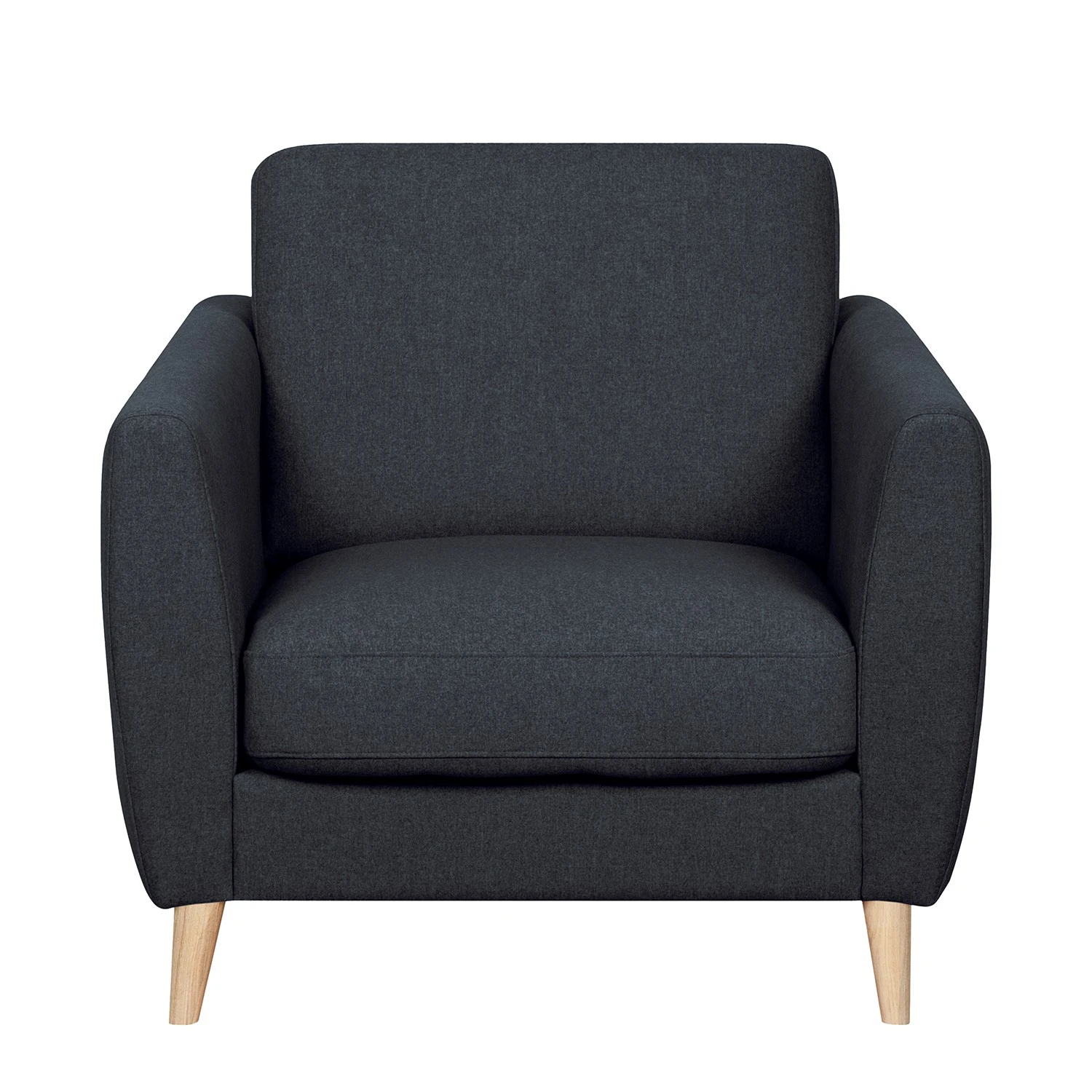 Mørteens Sessel Kustavi - Strukturstoff - Dunkelblau 3 Mørteens Sessel Kustavi - Strukturstoff - Dunkelblau – Bild 3