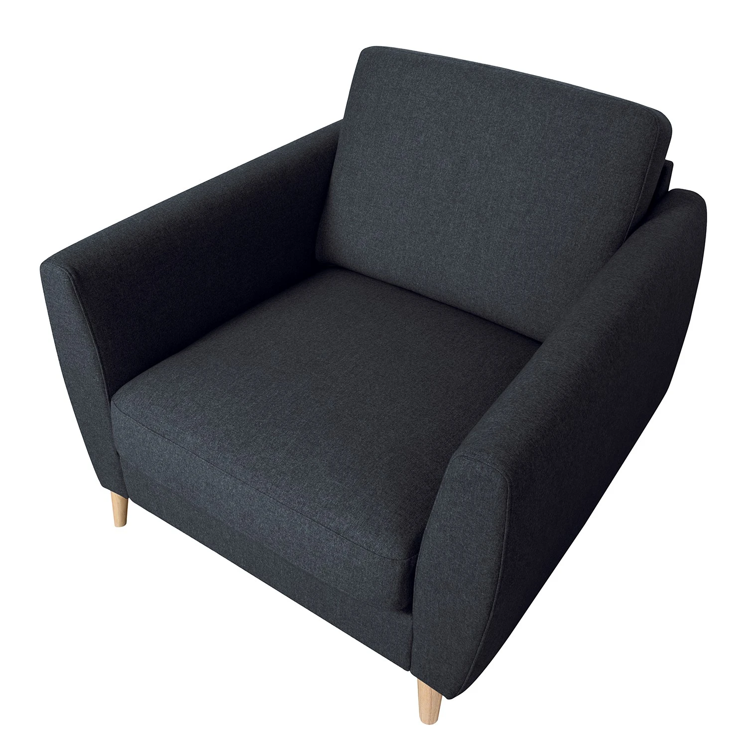 Mørteens Sessel Kustavi - Strukturstoff - Dunkelblau 6 Mørteens Sessel Kustavi - Strukturstoff - Dunkelblau – Bild 6