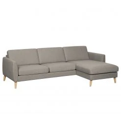 Mørteens Ecksofa Kustavi - Strukturstoff - Beige - Breite: 270 cm
