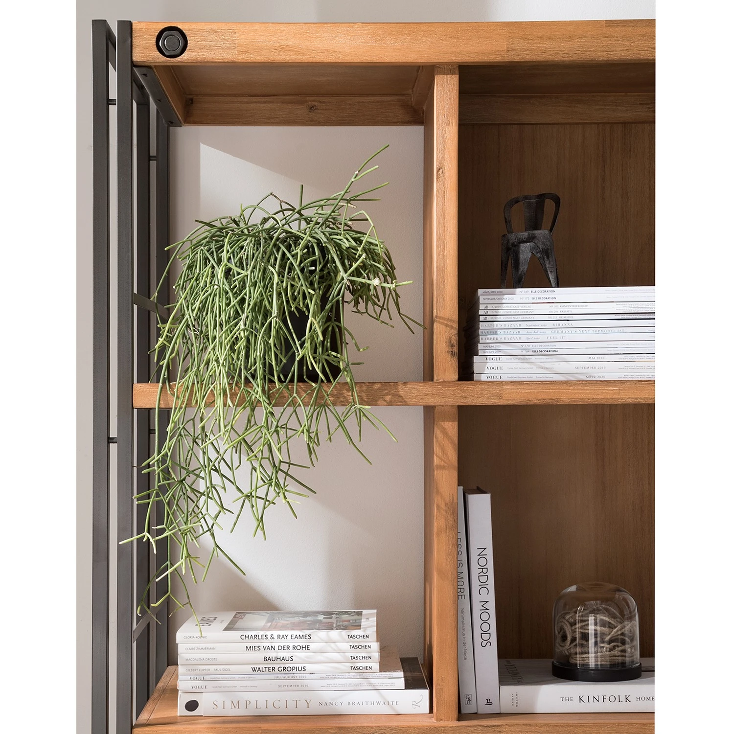 Ars manufacti Regal Manchester VII - Akazie massiv / Metall - Akazie / Anthrazit 12 Ars manufacti Regal Manchester VII - Akazie massiv / Metall - Akazie / Anthrazit – Bild 12