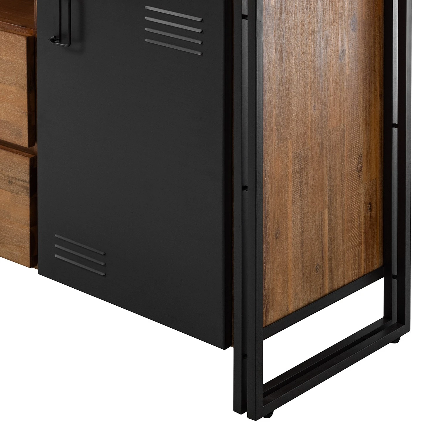 Ars manufacti Sideboard Manchester V - Akazie massiv / Metall - Akazie / Anthrazit 9 Ars manufacti Sideboard Manchester V - Akazie massiv / Metall - Akazie / Anthrazit – Bild 9