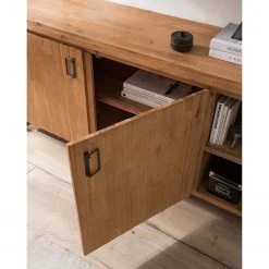 Ars manufacti Sideboard Manchester VI - Akazie massiv / Metall - Akazie / Anthrazit -Wohnzimmermöbel boutique en ligne 1000210964 210121 12574800024 DETAILS P000000001000210964