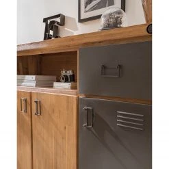 Ars manufacti Sideboard Manchester VII - Akazie massiv / Metall - Akazie / Anthrazit -Wohnzimmermöbel boutique en ligne 1000210965 210121 12574800031 DETAILS P000000001000210965