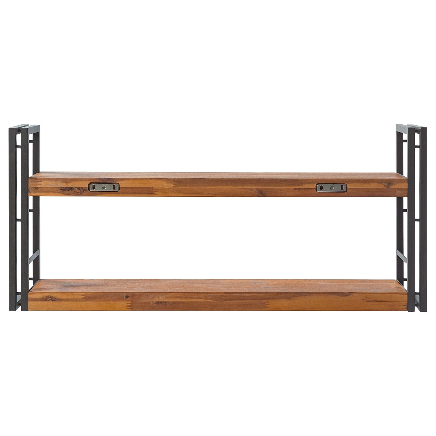 Ars manufacti Wandregal Manchester II - Akazie massiv / Metall - Akazie / Anthrazit 6 Ars manufacti Wandregal Manchester II - Akazie massiv / Metall - Akazie / Anthrazit – Bild 6