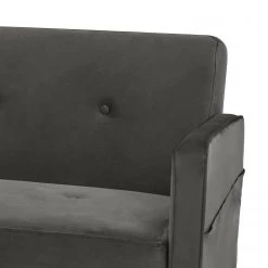 Jack & Alice Ecksofa Daru III - Samt - Grau -Wohnzimmermöbel boutique en ligne 1000211000 200527 17480600218 DETAILS P000000001000211000