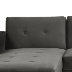 Jack & Alice Ecksofa Daru III - Samt - Grau -Wohnzimmermöbel boutique en ligne 1000211000 200527 17480600219 DETAILS P000000001000211000