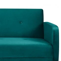 Jack & Alice Schlafsofa Daru IV - Samt - Türkis -Wohnzimmermöbel boutique en ligne 1000211003 200527 17480600243 DETAILS P000000001000211003