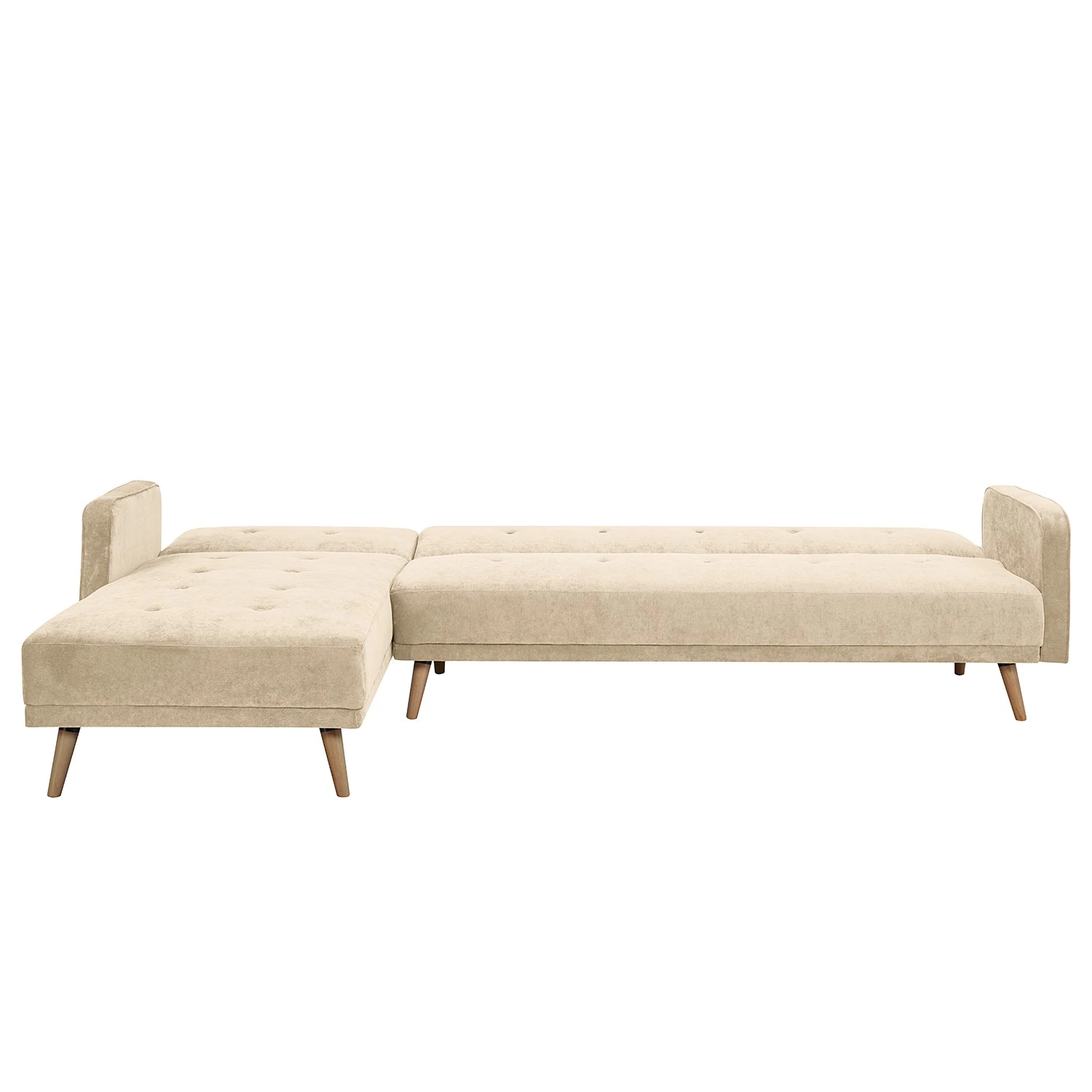 Jack & Alice Ecksofa Daru II - Samt - Beige 7 Jack & Alice Ecksofa Daru II - Samt - Beige – Bild 7