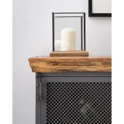 Ars manufacti Sideboard Hunter II - Mango massiv / Metall - Mango / Blaugrau -Wohnzimmermöbel boutique en ligne 1000211063 210219 10173800005 DETAILS P000000001000211063