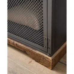 Ars manufacti Sideboard Hunter II - Mango massiv / Metall - Mango / Blaugrau -Wohnzimmermöbel boutique en ligne 1000211063 210219 10173900006 DETAILS P000000001000211063