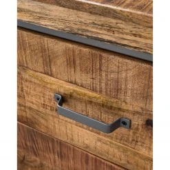 Ars manufacti Sideboard Hunter II - Mango massiv / Metall - Mango / Blaugrau -Wohnzimmermöbel boutique en ligne 1000211063 210219 10174000007 DETAILS P000000001000211063