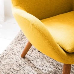 Mørteens Sessel Ullava II - Flachgewebe - Sonnengelb -Wohnzimmermöbel boutique en ligne 1000211228 210517 16064800104 DETAILS P000000001000211228