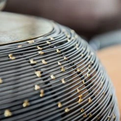 Jack & Alice Beistelltisch Crossett III - Aluminium / Eisen / Messing Antik / Schwarz -Wohnzimmermöbel boutique en ligne 1000211409 200504 13491100018 DETAILS P000000001000211409