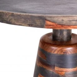 Naturoo Beistelltisch Brookwood VI - Echtsteinfurnier / Sheesham massiv - Sheesham / Sheesham Blaugrau -Wohnzimmermöbel boutique en ligne 1000211411 200504 13491400025 DETAILS P000000001000211411