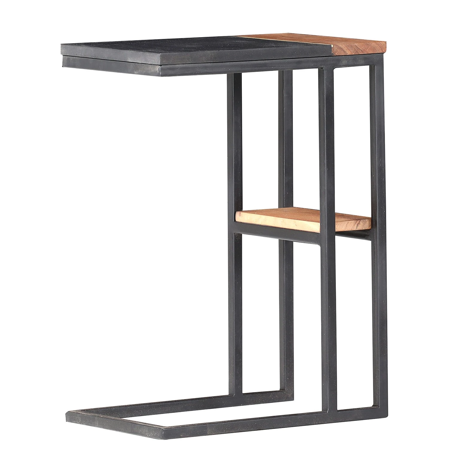 Red Living Beistelltisch Brookwood VII - Echtsteinfurnier / Akazie massiv - Schiefer / Akazie 1 Red Living Beistelltisch Brookwood VII - Echtsteinfurnier / Akazie massiv - Schiefer / Akazie