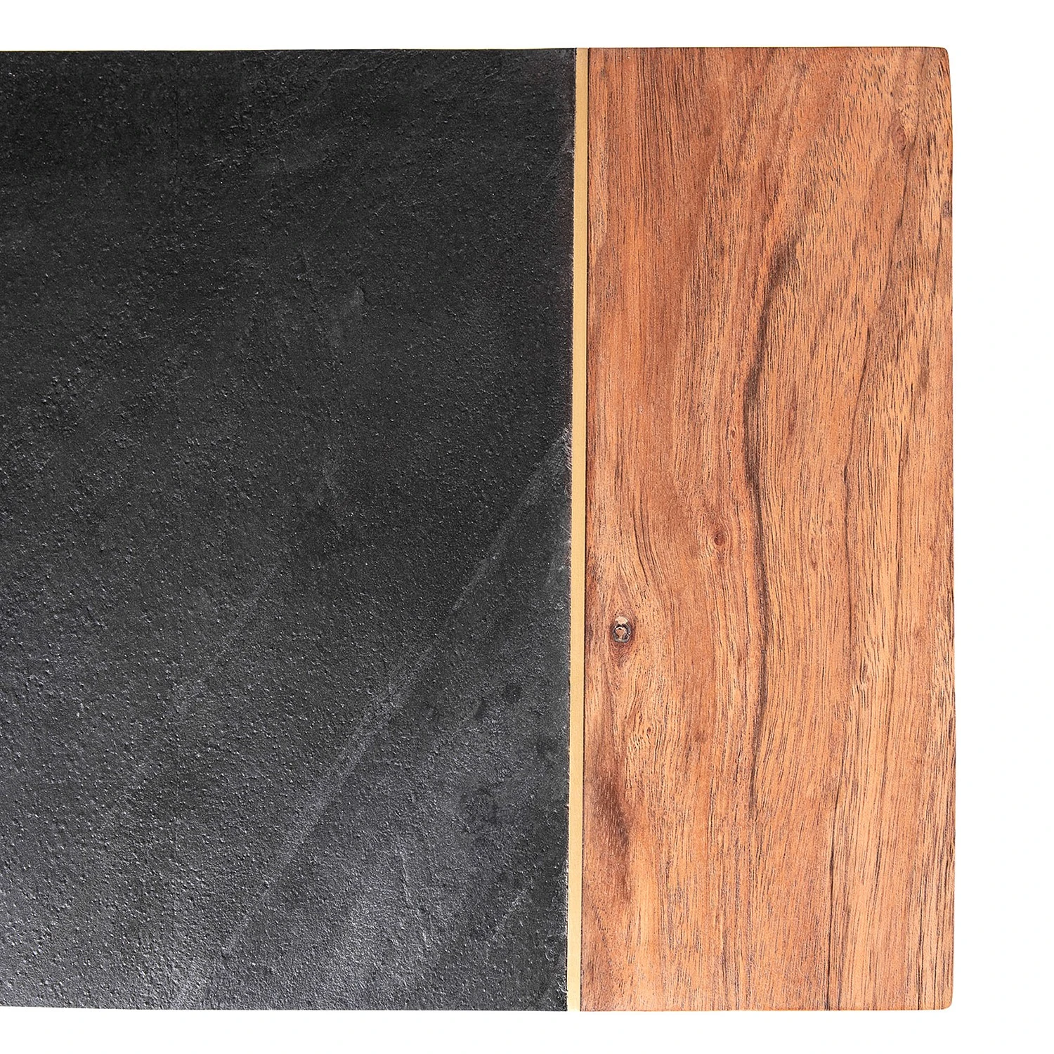 Red Living Beistelltisch Brookwood VII - Echtsteinfurnier / Akazie massiv - Schiefer / Akazie 4 Red Living Beistelltisch Brookwood VII - Echtsteinfurnier / Akazie massiv - Schiefer / Akazie – Bild 4