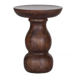 Naturoo Beistelltisch Brookwood II - Mango massiv - Mango Dunkel