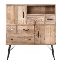 Red Living Kommode Latta - Mango massiv / Metall - Mango / Schwarz 13 Red Living Kommode Latta - Mango massiv / Metall - Mango / Schwarz -Wohnzimmermöbel boutique en ligne 1000211450 200504 13494300184 DETAILS P000000001000211450