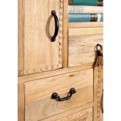 Red Living Kommode Latta - Mango massiv / Metall - Mango / Schwarz 14 Red Living Kommode Latta - Mango massiv / Metall - Mango / Schwarz -Wohnzimmermöbel boutique en ligne 1000211450 220316 030 DETAILS P000000001000211450