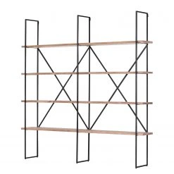 Red Living Regal Toome I - Akazie massiv / Metall - Akazie / Schwarz