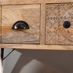 Red Living TV-Lowboard Latta I - Mango massiv / Metall - Mango / Schwarz 7 Red Living TV-Lowboard Latta I - Mango massiv / Metall - Mango / Schwarz -Wohnzimmermöbel boutique en ligne 1000211453 220316 030 DETAILS P000000001000211453