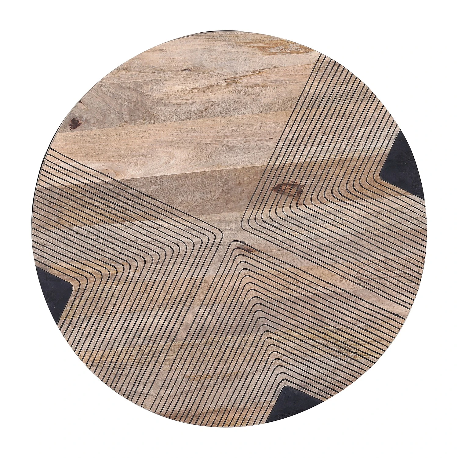 Red Living Couchtisch Edgewood I - Mango massiv - Mango / Mango Schwarz 4 Red Living Couchtisch Edgewood I - Mango massiv - Mango / Mango Schwarz – Bild 4