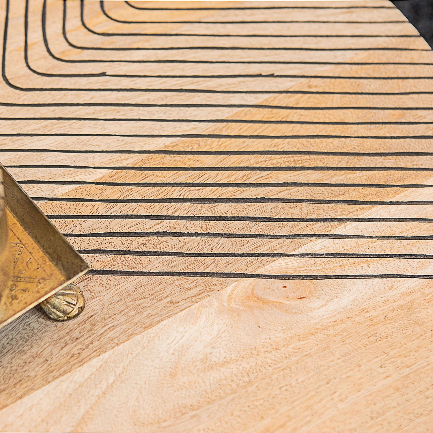 Red Living Couchtisch Edgewood I - Mango massiv - Mango / Mango Schwarz 5 Red Living Couchtisch Edgewood I - Mango massiv - Mango / Mango Schwarz – Bild 5